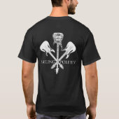 Het glimlachen van de polyguitartrinity t-shirt (Achterkant)