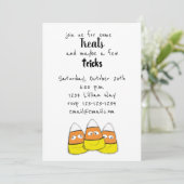 Het glimlachen van de uitnodiging van het Snoep Ha (Staand voorkant)