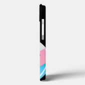 Het glimlachen van de vlag van Transgender Case-Mate iPhone Case (Achterkant / Links)