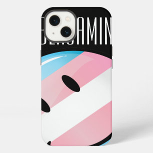 Het glimlachen van de vlag van Transgender iPhone 13 Hoesje