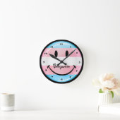 Het glimlachen van de vlag van Transgender Ronde Klok (Huis)