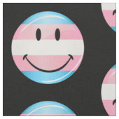 Het glimlachen van de vlag van Transgender Stof (Close Up)