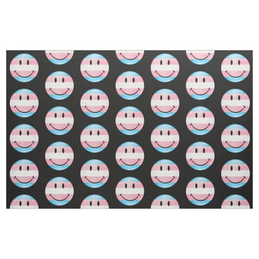 Het glimlachen van de vlag van Transgender Stof (Fat Quarter)