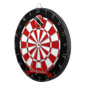 Het glimlachen van de vlag van Trinidad en Tobago Dartbord (Voorkant Rechts)