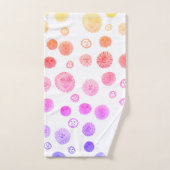 Het glimlachen van de Waterverf van de Zonne Whims Bad Handdoek (Handdoek)