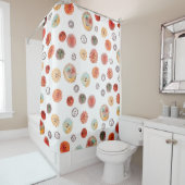 Het glimlachen van de Waterverf van de Zonne Whims Douchegordijn (In situ)