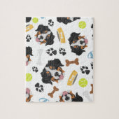 Het glimlachen van Dog Bernese Mountain Dog Legpuzzel (Verticaal)