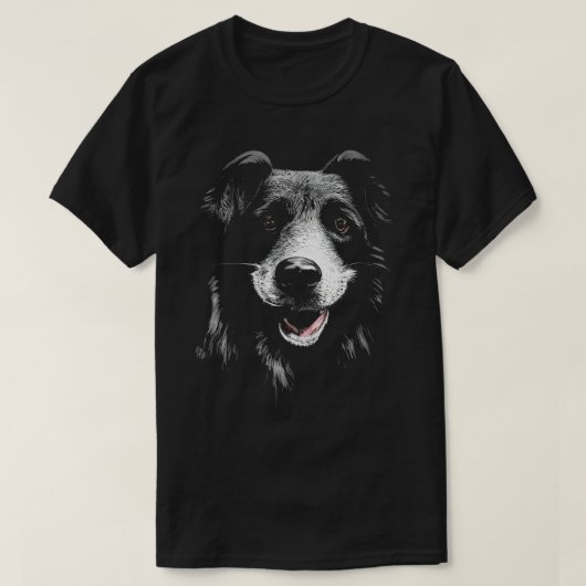 Het glimlachen van Dog T-Shirt (Design voorkant)