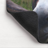 Het glimlachen van Donkey Mousepad Muismat (Hoek)