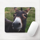 Het glimlachen van Donkey Mousepad Muismat (Met muis)