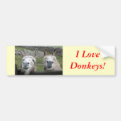 Het glimlachen van Donkeys! Bumpersticker (Voorkant)
