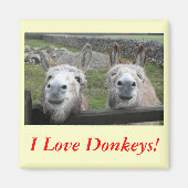 Het glimlachen van Donkeys! Magneet (Voorkant)