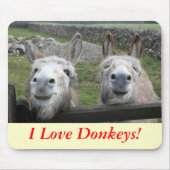 Het glimlachen van Donkeys! Muismat (Voorkant)