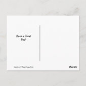 Het glimlachen van Golden Retriever Dog maakt zich Briefkaart (Achterkant)