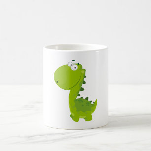 Het glimlachen van Green Dino Koffiemok