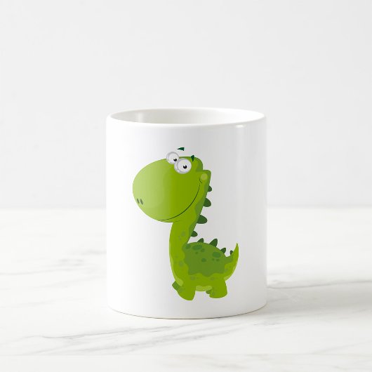 Het glimlachen van Green Dino Koffiemok