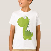 Het glimlachen van Green Dino T-shirt (Voorkant)