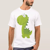 Het glimlachen van Green Dino T-shirt (Voorkant)