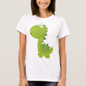 Het glimlachen van Green Dino T-shirt (Voorkant)