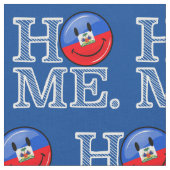 Het glimlachen van Haïtiaanse vlag Housewarming Stof (Close Up)