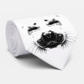 Het glimlachen van Harp Seal Stropdas (Opgerold)
