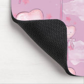 Het glimlachen van Heart Lollipop Muismat (Hoek)