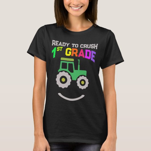 Het glimlachen van het Boerderij van de Traceur Ki T-shirt (Voorkant)