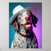 Het glimlachen van het Duitse Shorthaired Pointer  Poster (Voorkant)