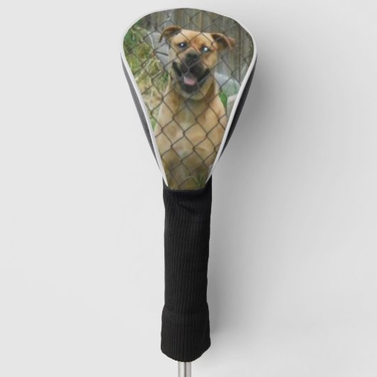Het glimlachen van het Hoesje van het Golfhoofd Golfheadcover (Voorkant)