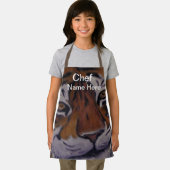 Het glimlachen van het Kind Schort van de tijger d (Insitu)