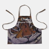 Het glimlachen van het Kind Schort van de tijger d (Voorkant)