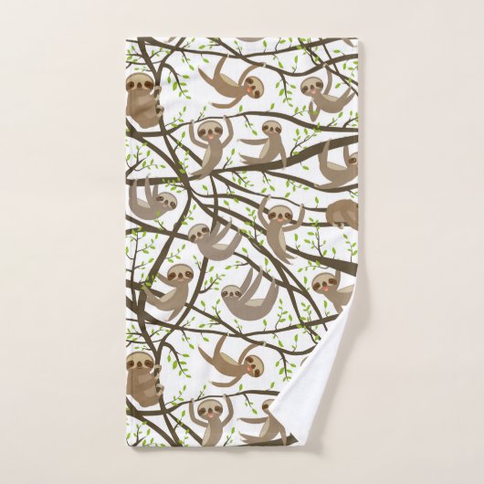 Het glimlachen van het Patroon van de Sleuf Bad Handdoek (Handdoek)