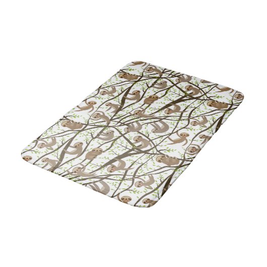 Het glimlachen van het Patroon van de Sleuf Badmat (Gekanteld)