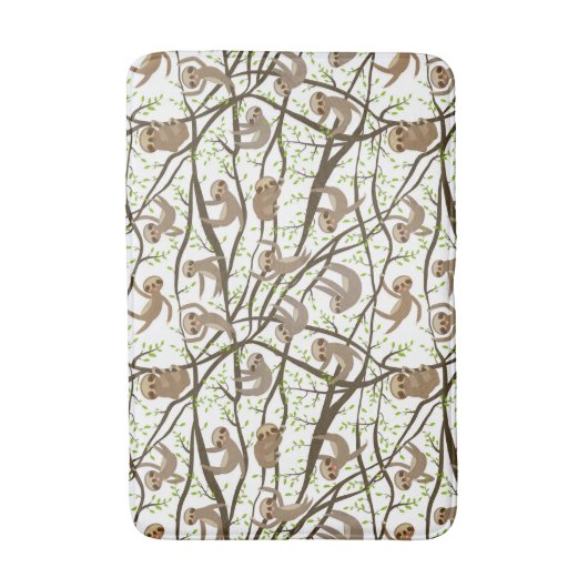 Het glimlachen van het Patroon van de Sleuf Badmat (Voorkant Verticaal)