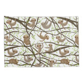 Het glimlachen van het Patroon van de Sleuf Kussensloop (Achterkant-Rechts)