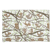 Het glimlachen van het Patroon van de Sleuf Kussensloop (Voorkant-Rechts)