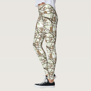 Het glimlachen van het Patroon van de Sleuf Leggings