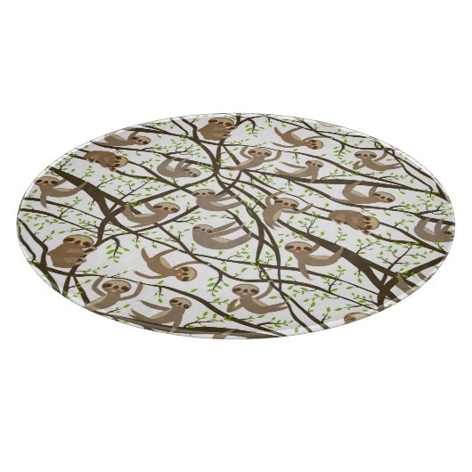 Het glimlachen van het Patroon van de Sleuf Snijplank (Hoek)