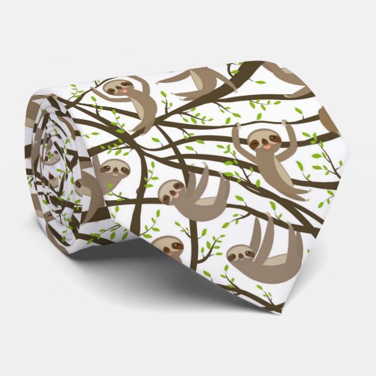 Het glimlachen van het Patroon van de Sleuf Stropdas (Opgerold)