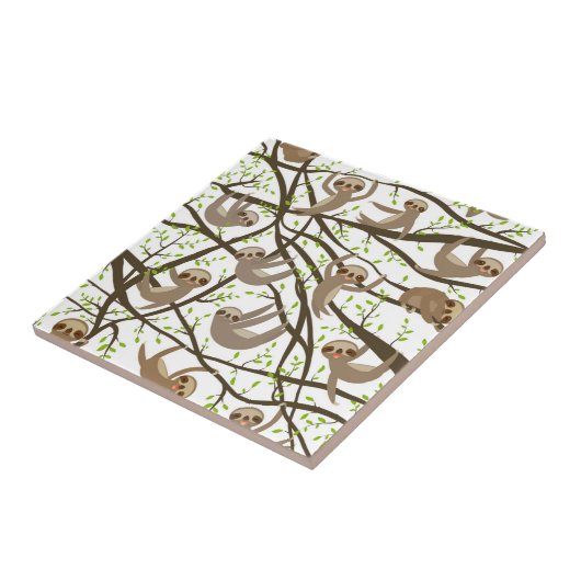 Het glimlachen van het Patroon van de Sleuf Tegeltje (Zijkant)