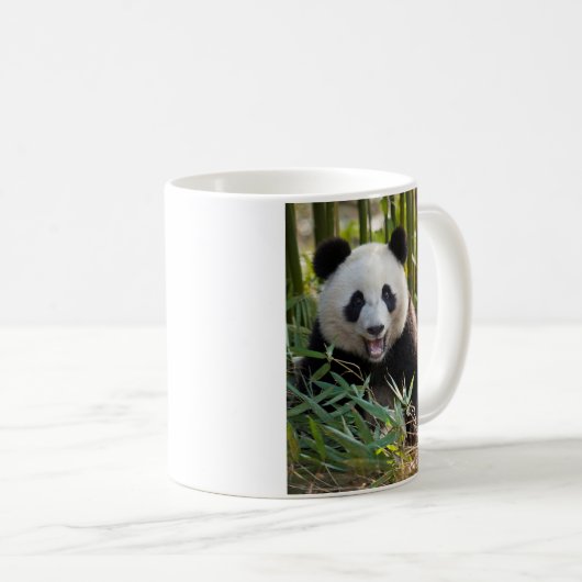 Het glimlachen van het portret van Panda Koffiemok (Voorkant rechts)