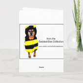 Het glimlachen van het Wenskaart van de Hond Kaart (Achterkant)