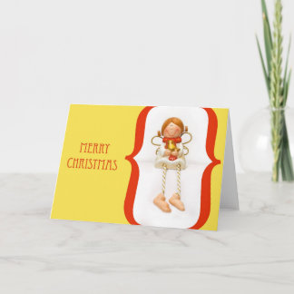 Het glimlachen van het Wenskaart van Kerstmis van Feestdagen Kaart