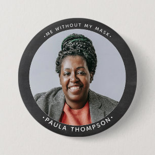 Het glimlachen van identiteitskaart van de Foto va Ronde Button 7,6 Cm