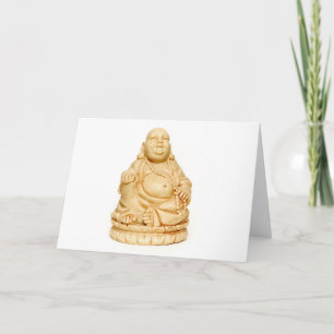 Het glimlachen van Ivory Buddha Kaart