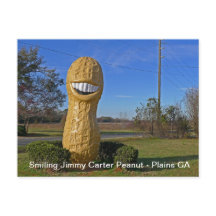 Het glimlachen van Jimmy Carter Peanut - Plains Ge