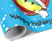 Het glimlachen van kerststijl Rastafarian Flag Cadeaupapier (Rol Hoek)