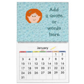 Het glimlachen van Kinder gezichten personaliseert Kalender (Jan 2027)