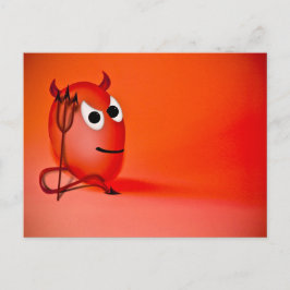 Het glimlachen van Little Devil'ed Egg Briefkaart