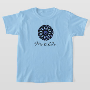 Het Glimlachen van Matilda het Shirt van de Bloem